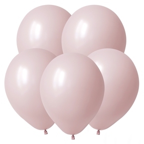 Шар (12"/30см) Розовый румянец, Пастель / Pink Blush / Латексный шар,100шт